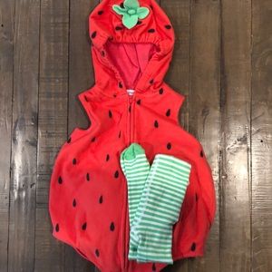 Carter’s 24m Hooded Red Strawberry
